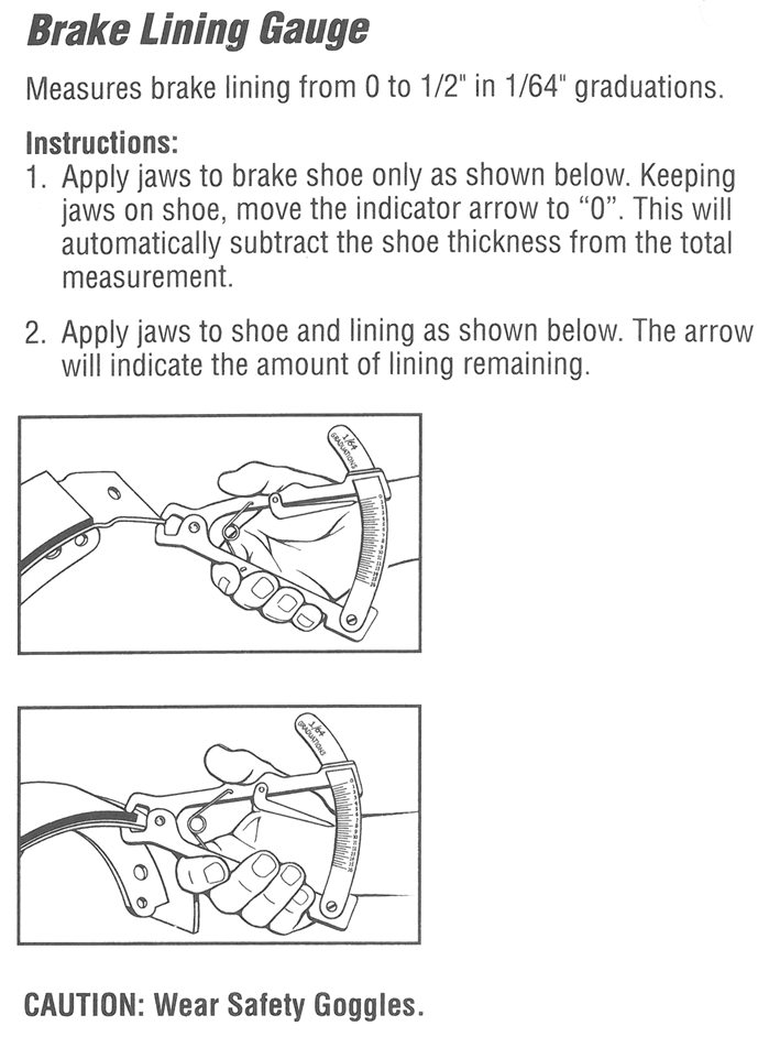 Brake Measurement Tool Kit