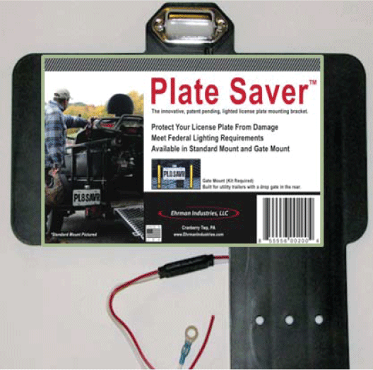 Plate Saver Trailer Plate Mount