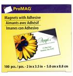 ProMag Peel &amp; Stick Business Card Magnets 100pack